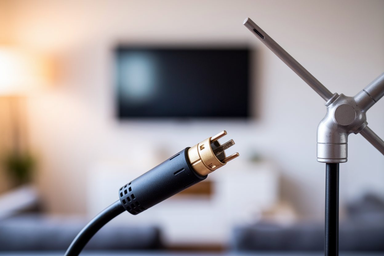 cable-coaxial-antenne-television-salon