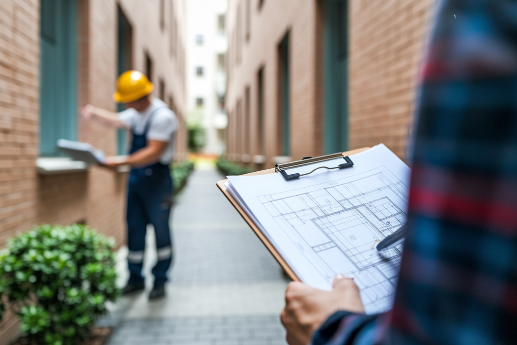 couloir-immeuble-agent-entretien-plans