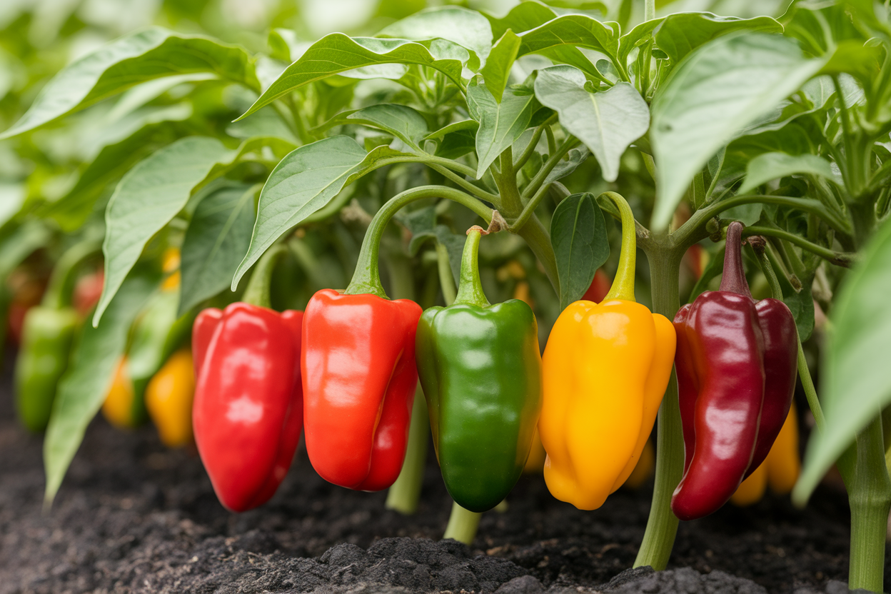 jardin-legumes-piments-colores