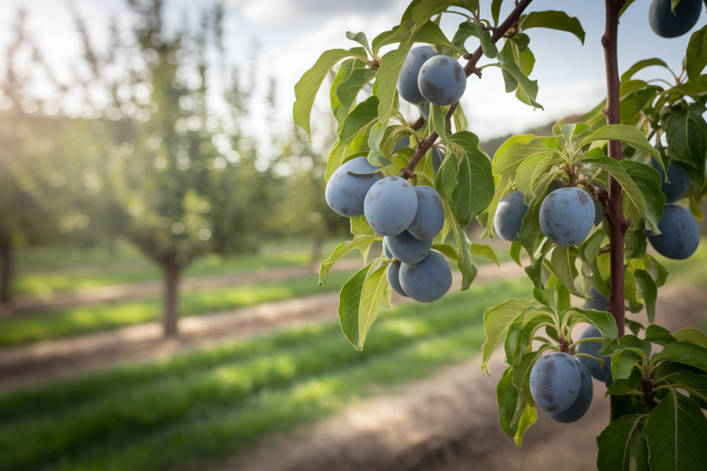 jeune-prunier-verger-prunes-vertes