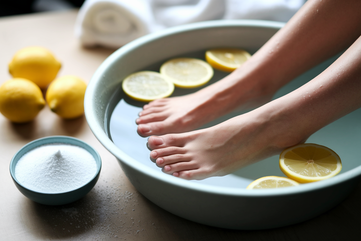 pieds-bassin-eau-citron-bicarbonate