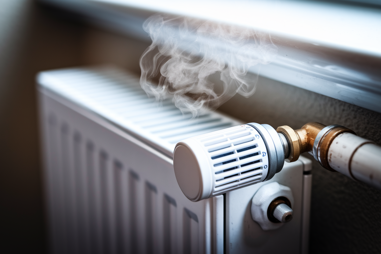 radiateur-thermostat-vapeur-tuyaux