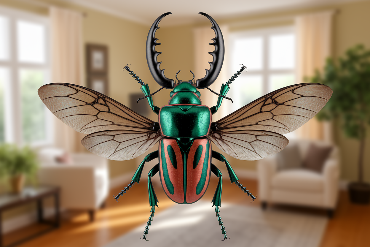 coleoptere-colore-ailes-ouvertes