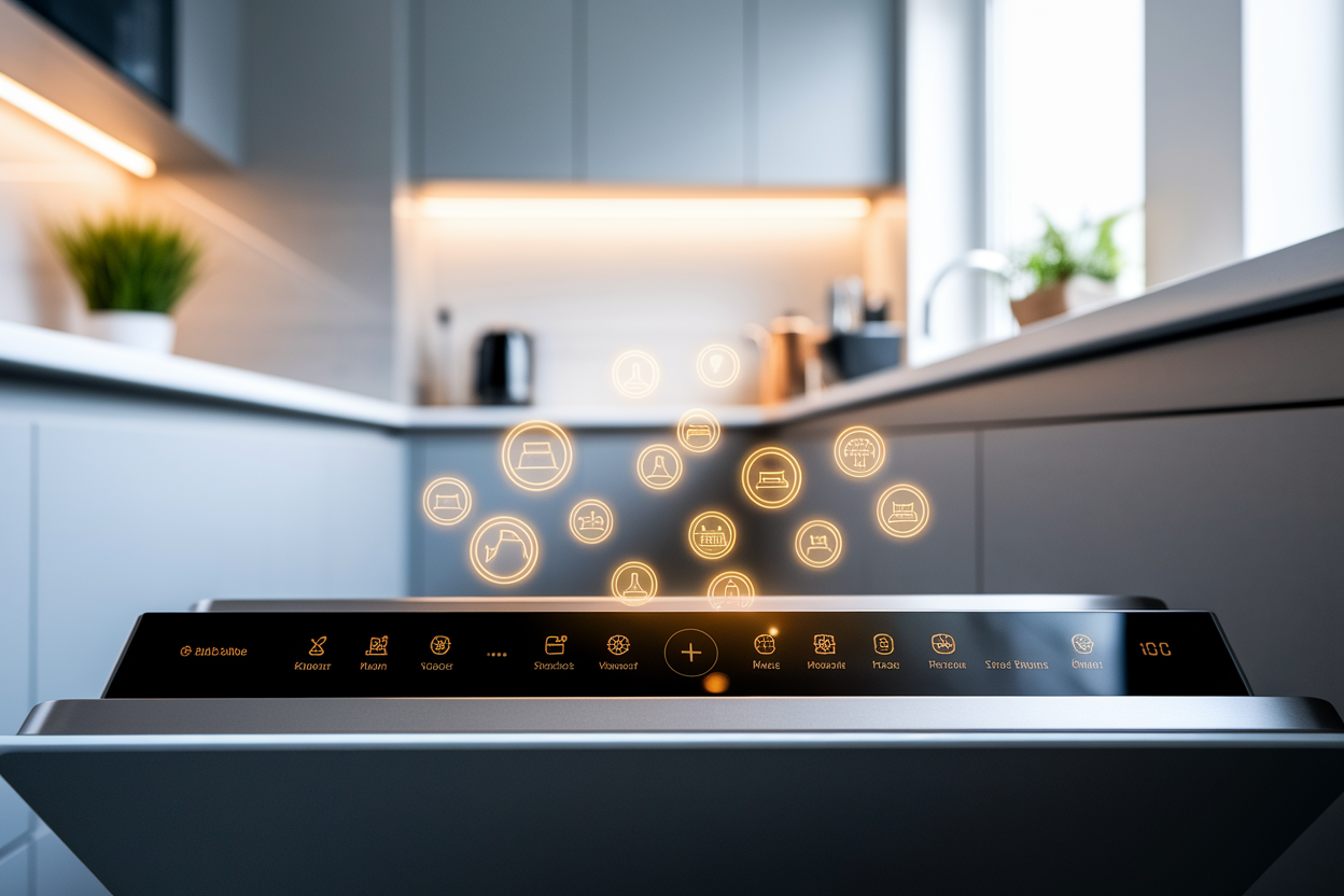 lave-vaisselle-ouvert-panneau-lumineux