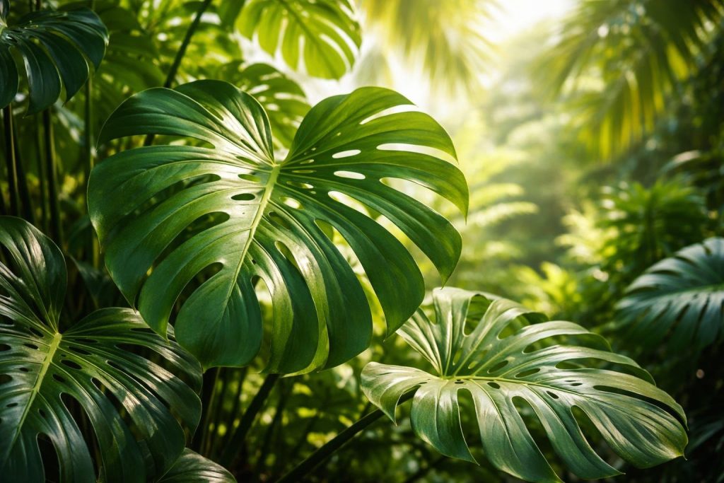 ceriman-feuilles-perforees-lumiere-tropicale
