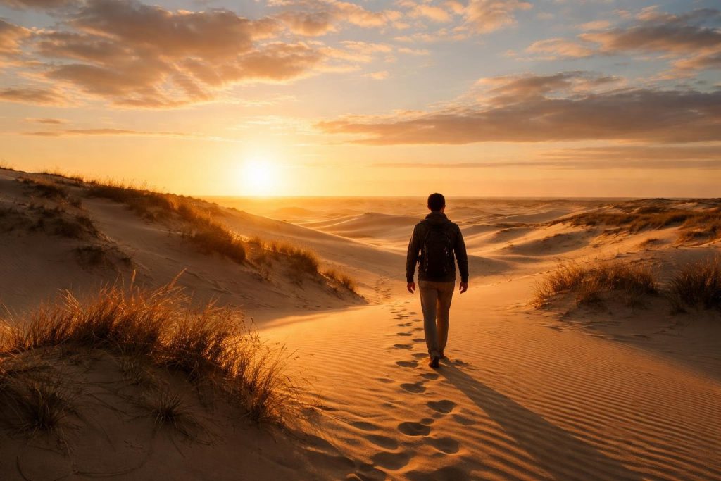 silhouette-dunes-sable-coucher-soleil