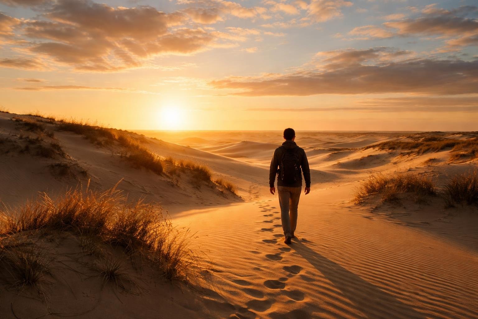 silhouette-dunes-sable-coucher-soleil
