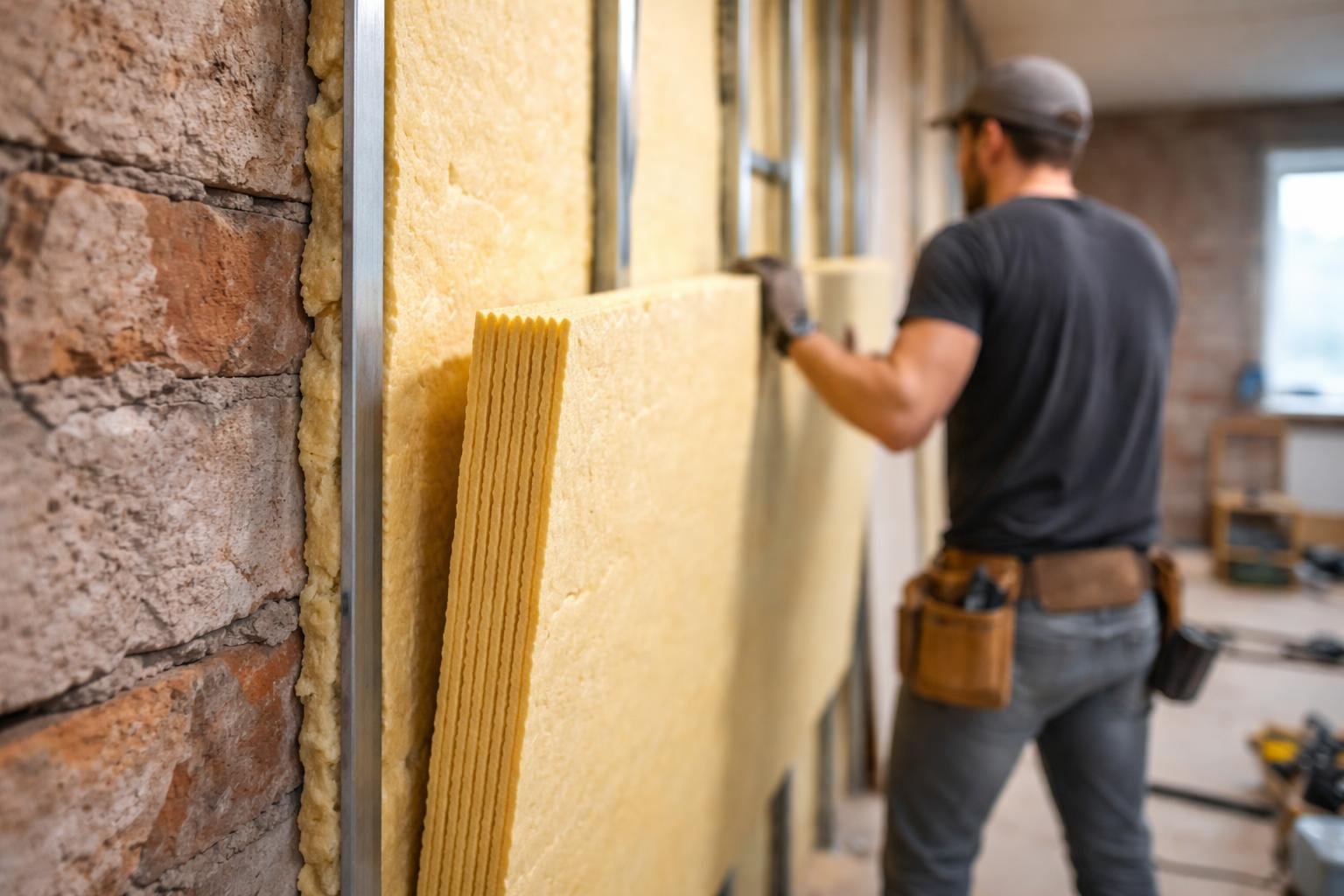 bricoleur-renovation-panneaux-isolants-mur