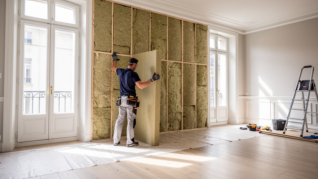 Isolation des murs par l'intérieur : isolants, épaisseur et prix